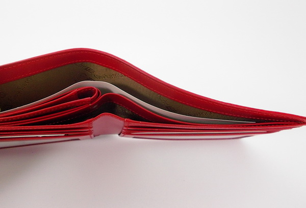 กระเป๋าสตางค์ Guy Laroche แดง ใหม่ แท้