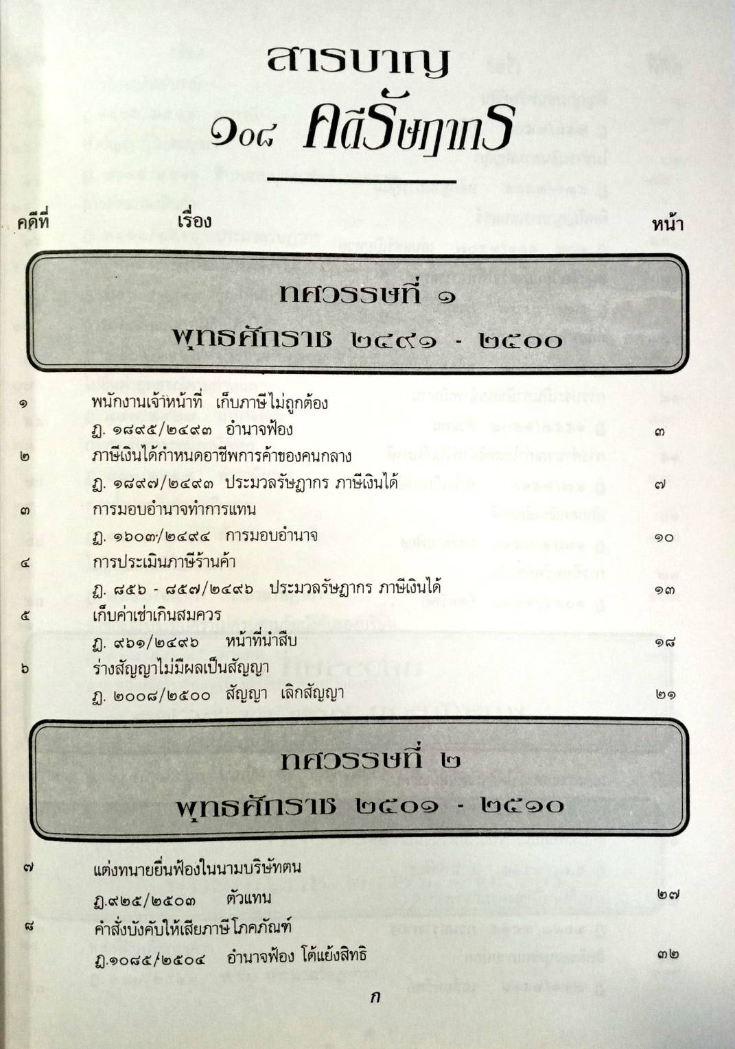 108 คดีรัษฎากร : ศึกษาคดีที่เกิดขึ้นจริง (หนังสือเก่า มือ1)