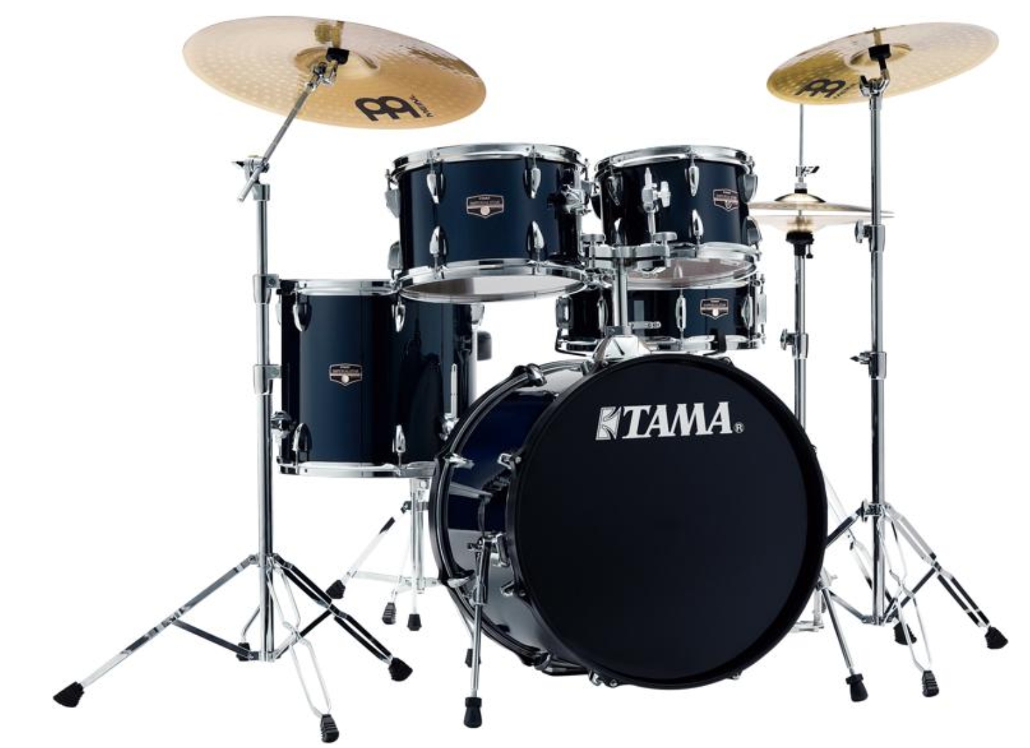 Tama Imperialstar IE50C 5-piece Complete Drum Set with Snare Drum and Meinl Cymbals