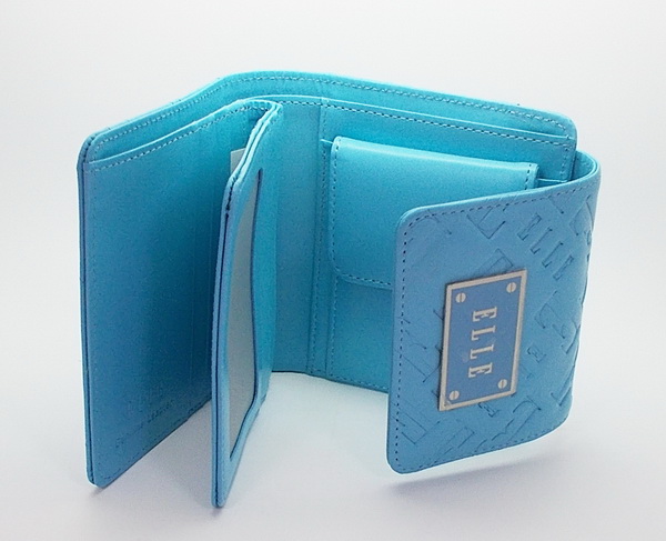 กระเป๋าสตางค์ ELLE ฟ้า ใหม่ แท้