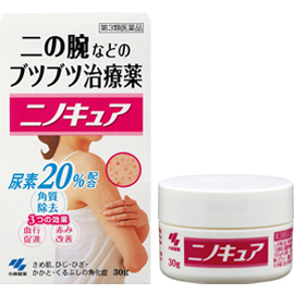 Kobayashi Pharmaceutical Ninokyu ครีมทาขนคุด ผสมตัวยาของญี่ปุุ่นขายดีติดอันดับ เริ่มเห็นผลเพียง 2 สัปดาห์ ทำให้ขนคุดค่อยๆงอกออกมาจากชั้นใต้ผิวหนังและจะหายไปในที่สุด และยังลดอาการแทรกซ้อนเช่นอาการการคัน ผื่นแดง ที่เกิดจากขนคุดอีกด้วยค่ะ