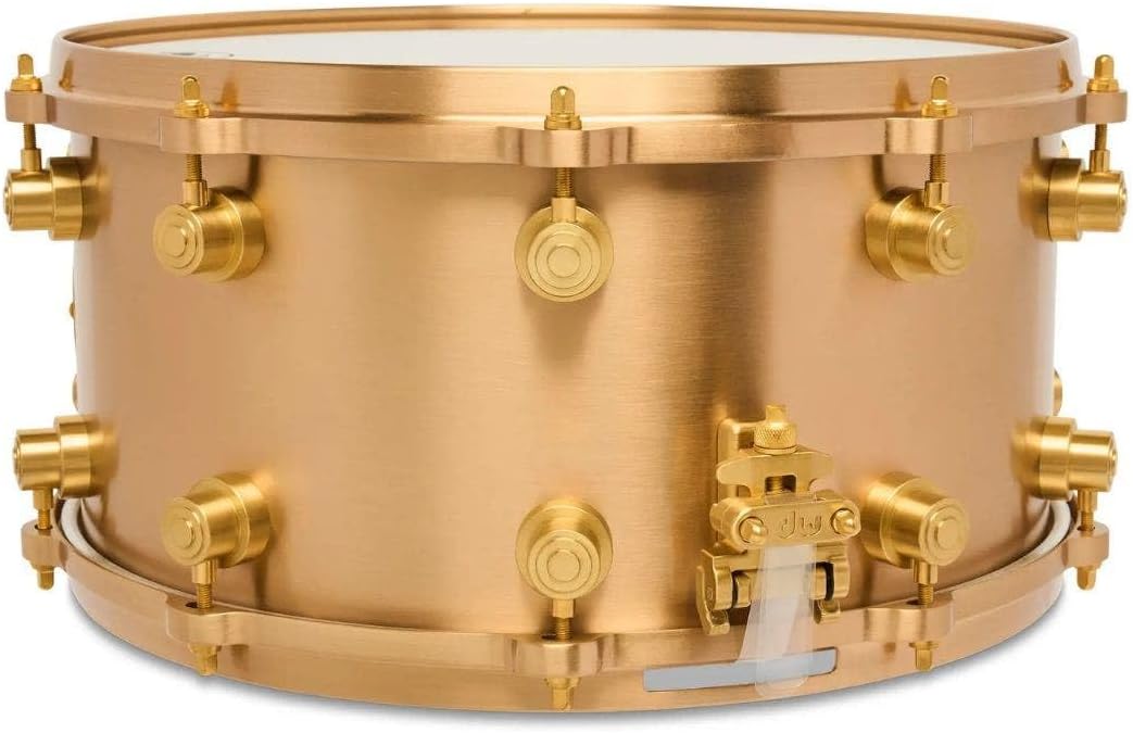 DW True Cast Bronze Snare Drum - 7 inches x 14 inches