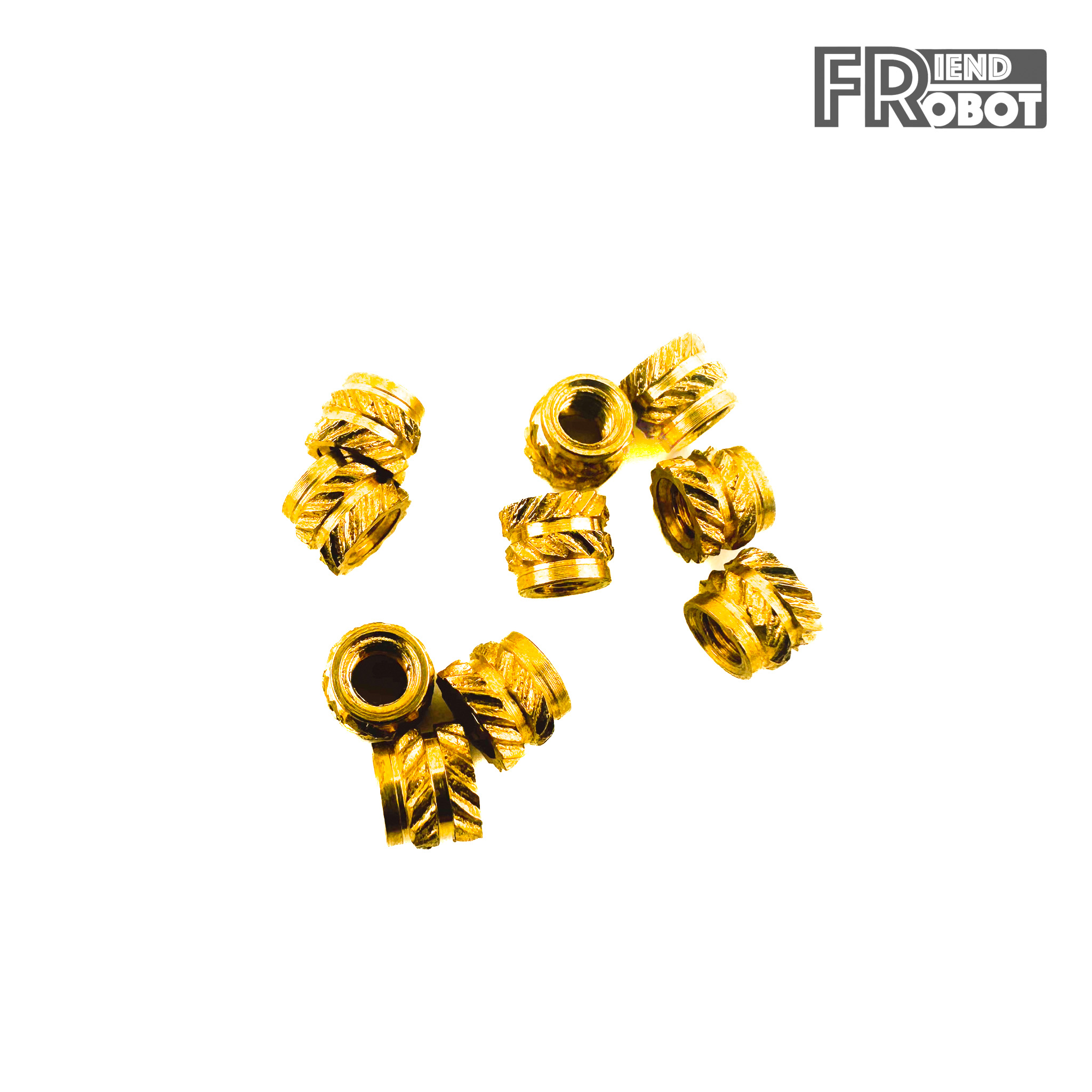 [M3x4x5] Insert Nut สำหรับงานพิมพ์ 3D สำหรับน๊อต M3 สูง 4 มม. ขนาดเส้นผ่านศูนย์กลาง 5 มม. (10 ชิ้น)