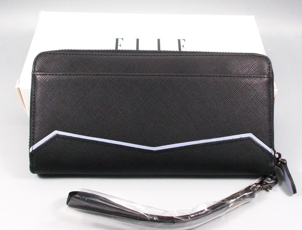 กระเป๋าสตางค์ ELLE ดำ-ฟ้า ใหม่ แท้