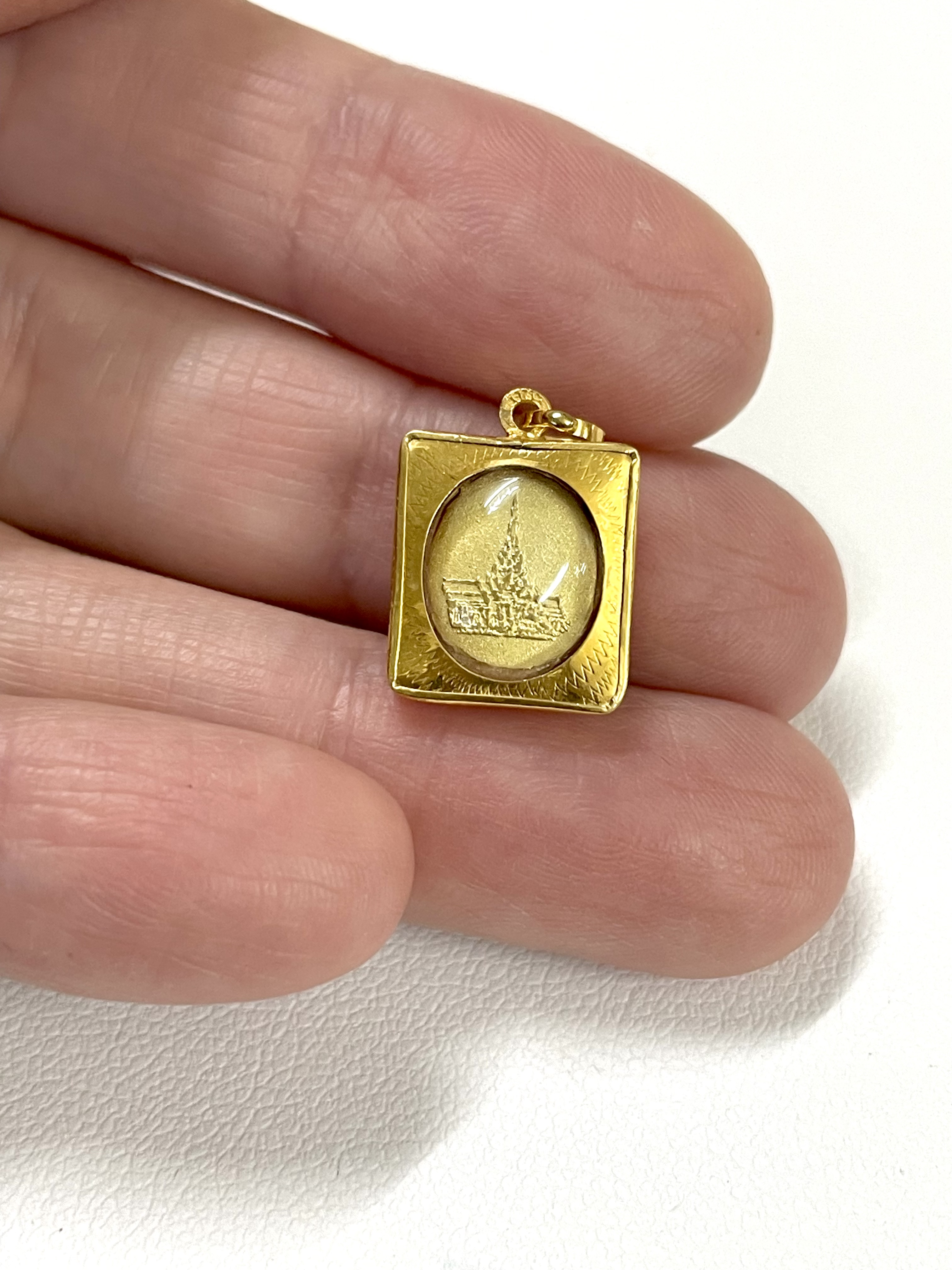 จี้พระหลวงพ่อโสธร กรอบทองแท้