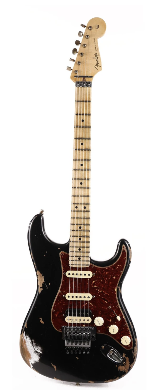 Fender Custom Shop ZF Stratocaster Heavy Relic Black Music Zoo Exclusive