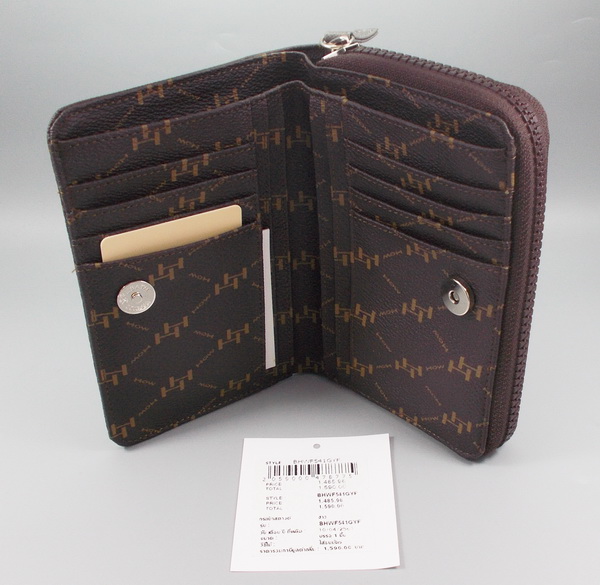 กระเป๋าสตางค์ HOW น้ำตาล ใหม่ แท้