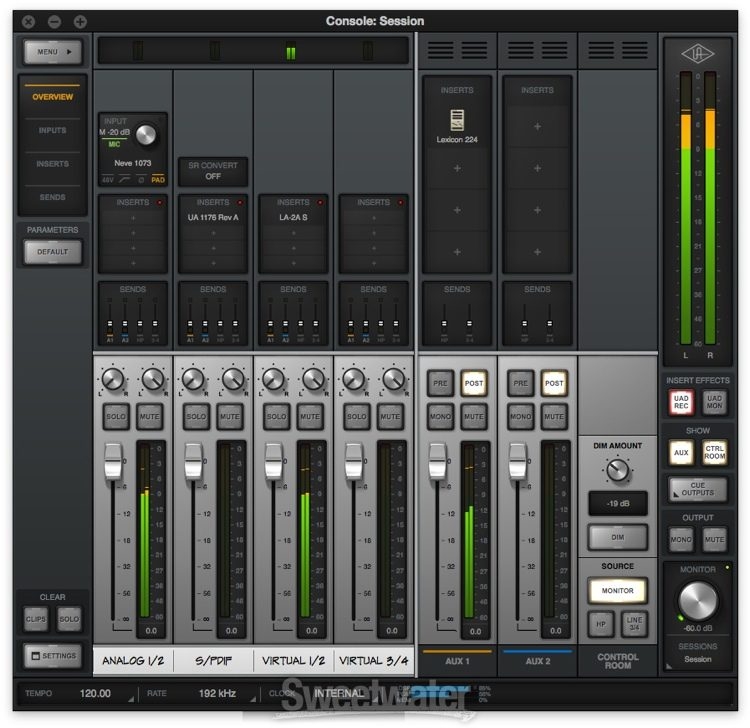 Universal Audio Apollo Twin MKII SOLO 2x6 Thunderbolt Audio Interface with UAD DSP