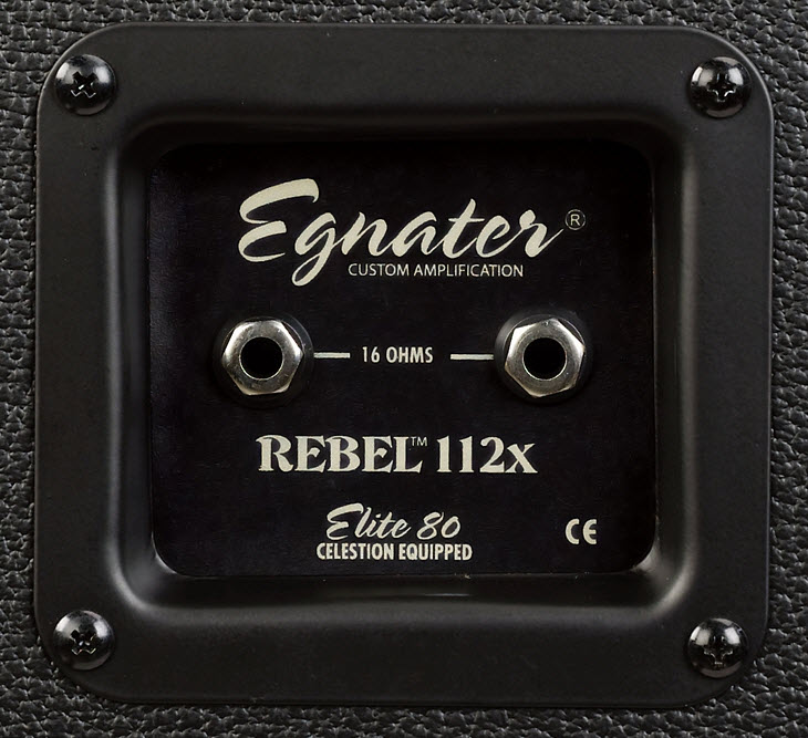 Egnater Rebel 112X 1x12 Guitar Extension Cabinet Black And Beige