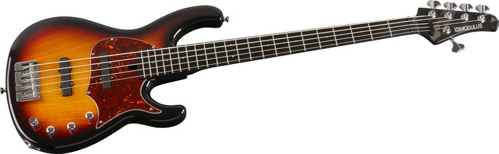 Modulus Guitars Funk Unlimited FBJ5 5-String Bass Guitar 3-Tone Sunburst