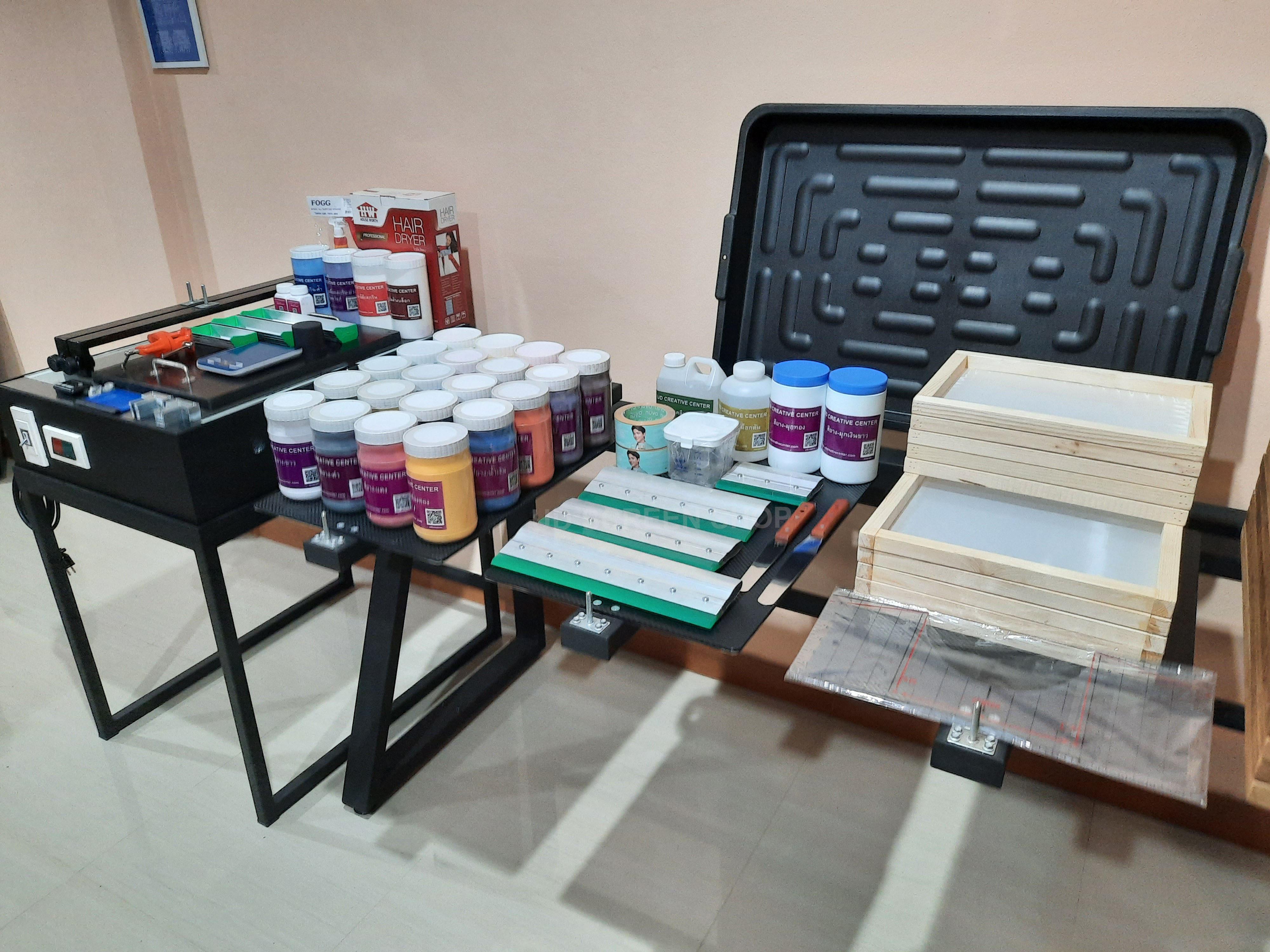 ชุดเริ่มต้นงานสกรีนมืออาชัพ Professional Set 3