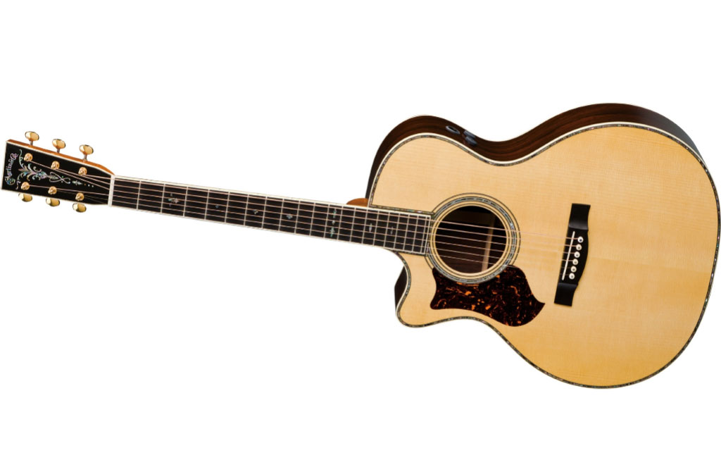Martin GPC-42E Amazon Rosewood Left-Handed Acoustic-Electric Guitar Natural