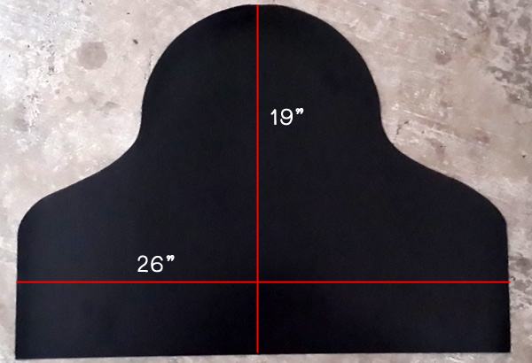 เป้าหุ่นเงาคน (หุ่นคนนอน) มีทั้งกระดาษลัง และกระดาษแข็ง (แพ็ค 20 แผ่น) (5A 02)