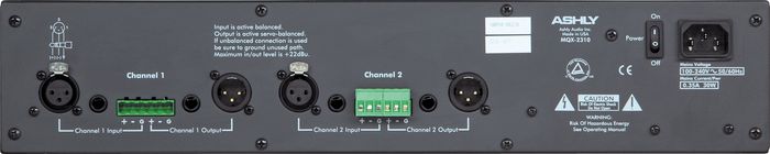 Ashly Audio MQX-2310 Dual 31-Band Graphic Equalizer