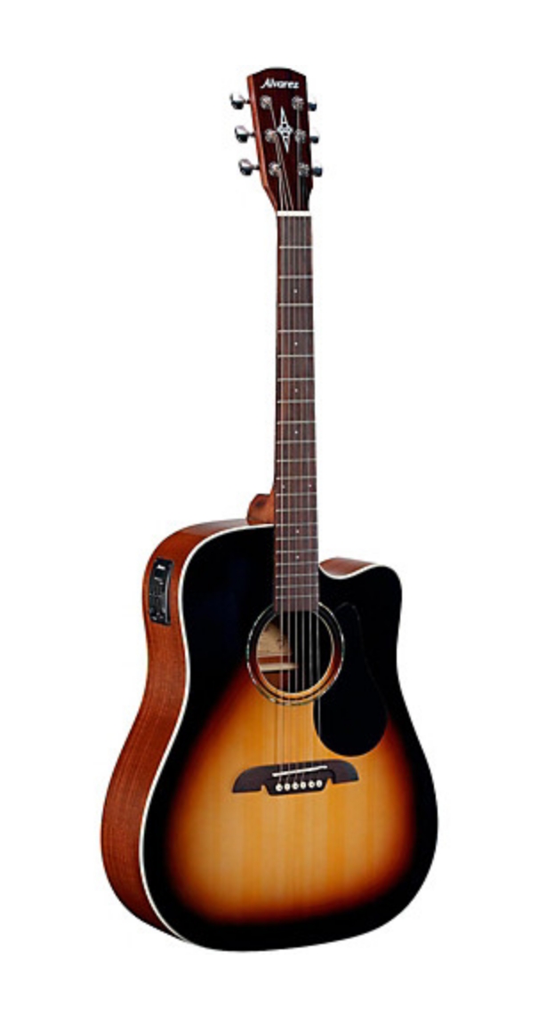Alvarez Regent Series Dreadnought Cutaway Acoustic-Electric Guitar Sunburst