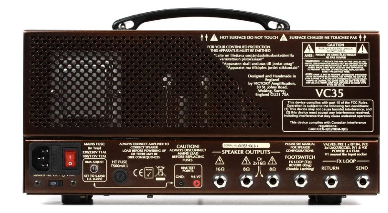 Victory Amplification V35 The Copper 35-watt Tube Head