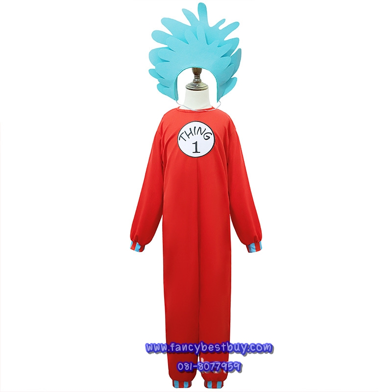 ชุดแฟนซี Thing 1 : The Cat in the Hat DR. ขนาด L 120-130, XL 130-140