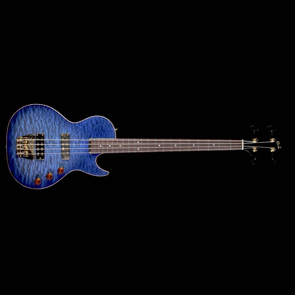 B&G Guitars Big Sister Private Build Electric Bass Guitar - Atlantis Blue