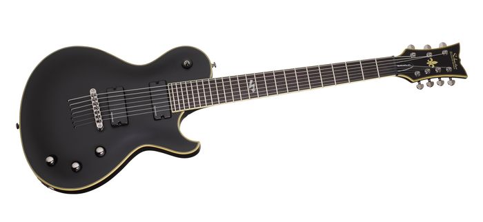 Schecter Guitar Research BLACKJACK ATX SOLO-7 Electric Guitar Aged Black Satin