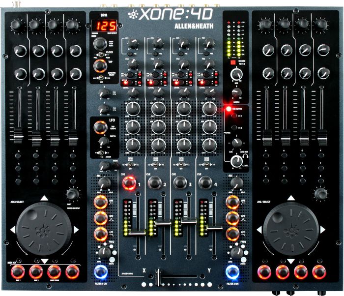 Allen & Heath Xone:4D - USB Audio Interface and DJ Controller