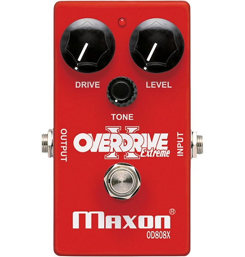Maxon Overdrive Extreme Guitar Effects Pedal - Red