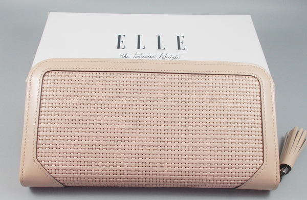 กระเป๋าสตางค์ ELLE เบจ ใหม่ แท้