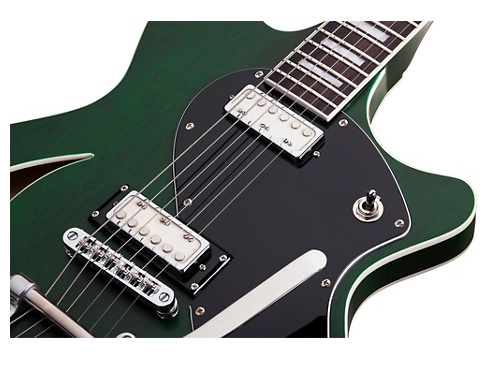 Schecter Guitar Research TSH-1B Semi-Hollow Body Electric Guitar