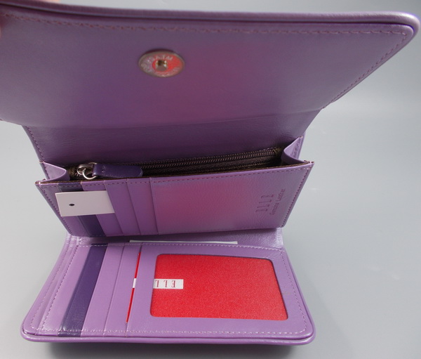 กระเป่าสตางค์ ELLE ม่วง ใหม่ แท้