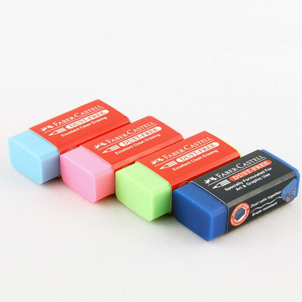 ยางลบดินสอ สีน้ำเงิน Faber-Castell DUST FREE จำนวน 1 ก้อน