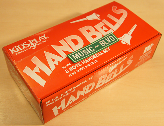 Kids Play 8-Note Handbell Set