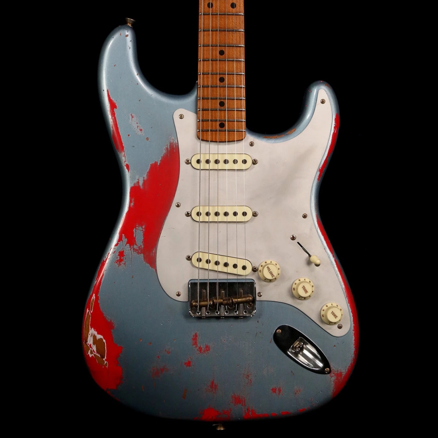 Fender Custom Shop 1955 Stratocaster Masterbuilt Greg Fessler - Hot Rod Red