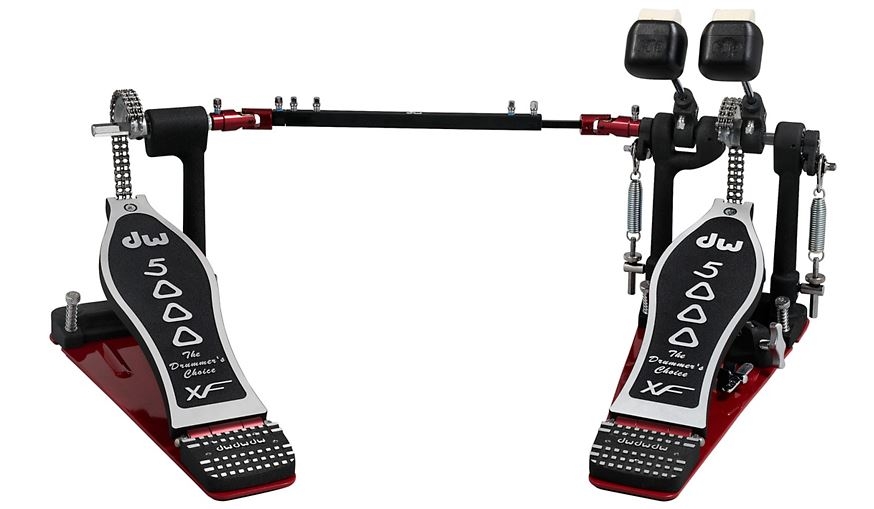 DW 5000 Series Accelerator Double Bass Drum Pedal with XF Extended Footboard