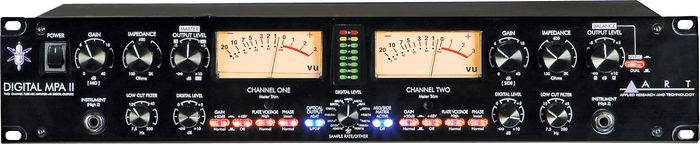 ART Digital MPA II 2 Channel Tube Microphone Preamp with AD Conversion