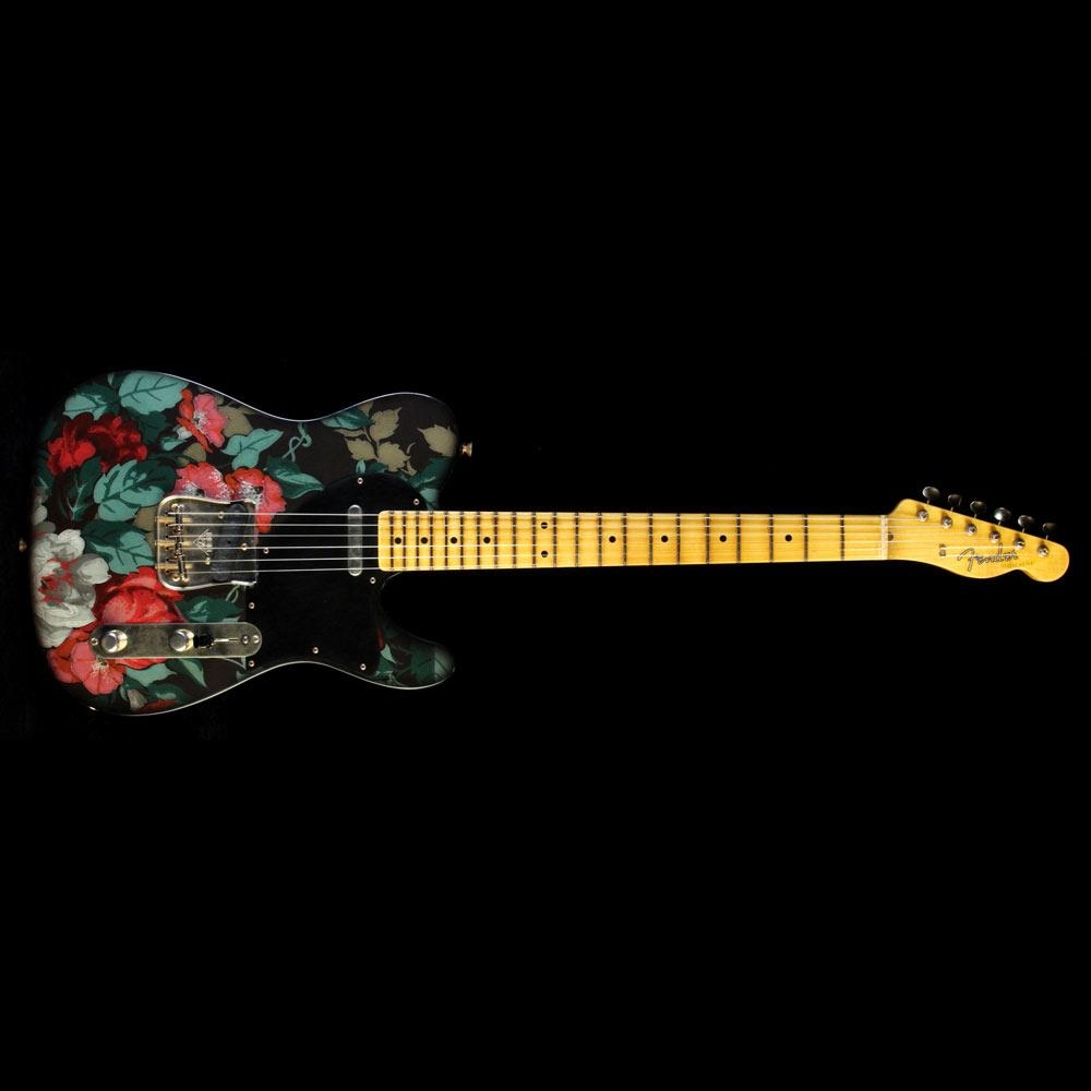 Fender Custom Shop Masterbuilt Yuriy Shishkov Retro Decor Telecaster Electric Guitar - Flowers