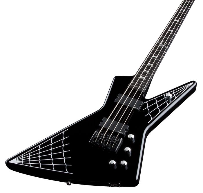 Dean John Entwistle Spider Bass Guitar Classic Black
