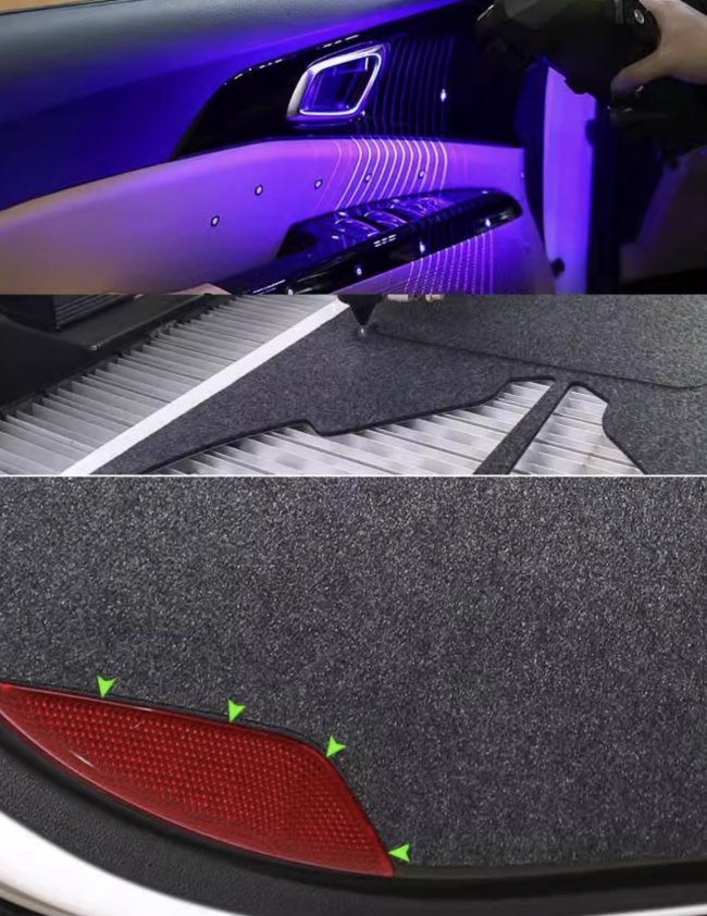 สติ๊กเกอร์กันเตะประตู Hyundai SANTA FE Hybrid ฮุนได ซานตา เฟ่