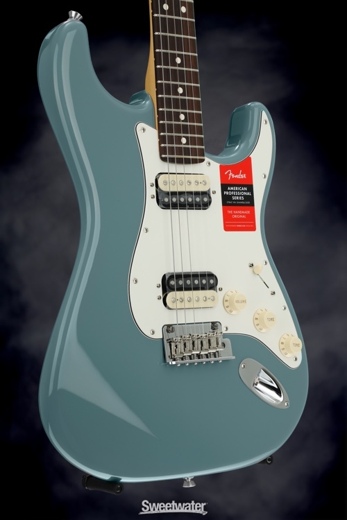 Fender American Professional HH Shawbucker Stratocaster - Sonic Gray with Rosewood Fingerboard