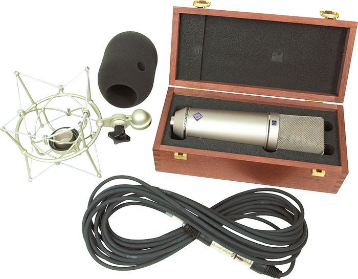Neumann U 87 Ai Shockmount Set Z Microphone With Box