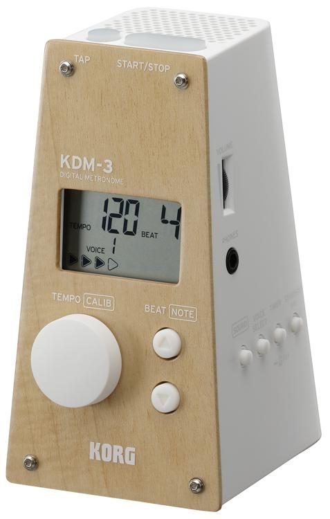 Korg KDM-3 Digital Metronome - Natural Wood / White