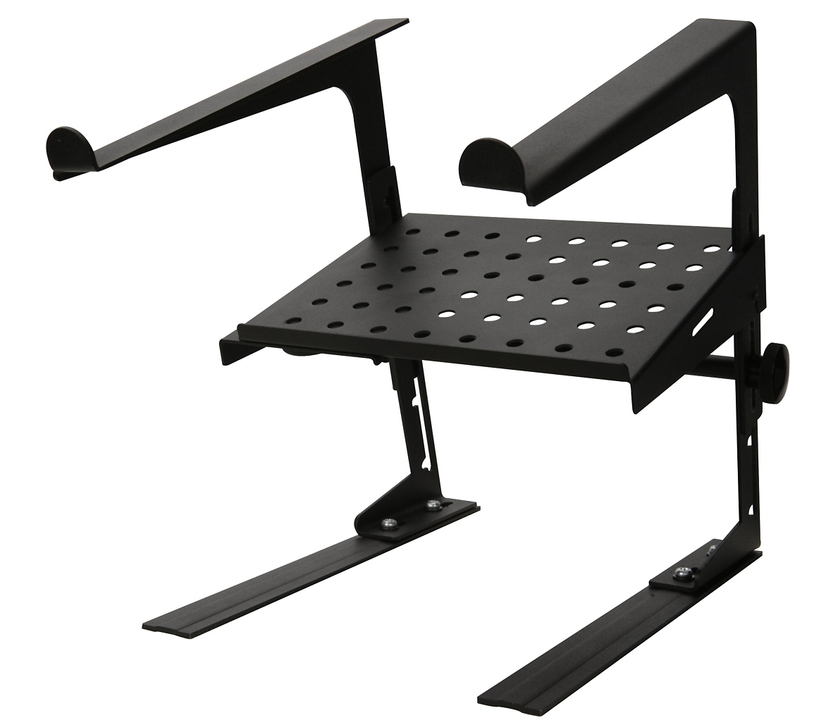 DR Pro DJ Laptop Stand and Shelf Bundle Black