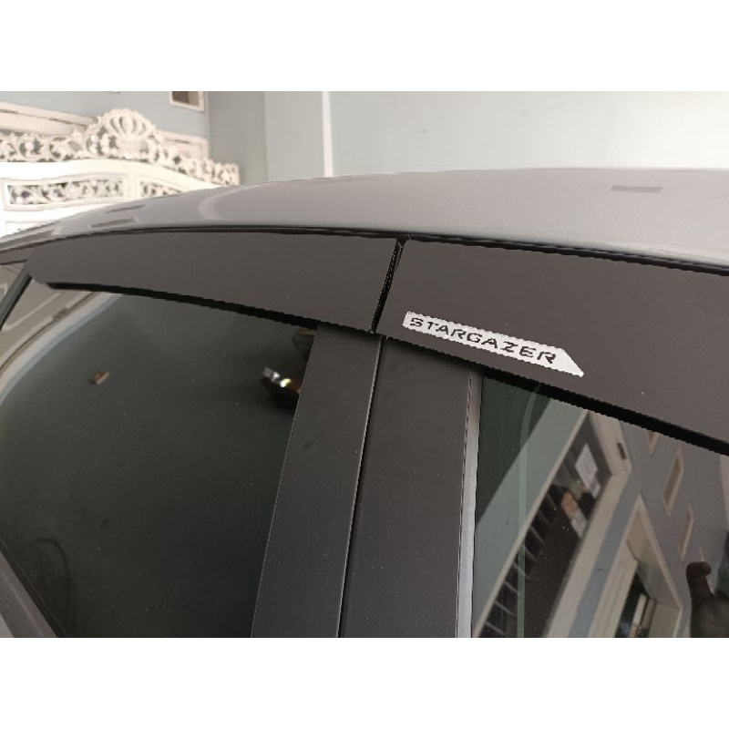 คิ้วกันสาด Hyundai Stargazer "Morvell" รุ่นแบนเรียบ