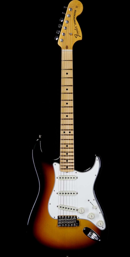 2020 NAMM FENDER CUSTOM SHOP 1970 STRATOCASTER JOUNEYMAN RELIC CLOSET CLASSIC HARDWARE MAPLE NECK FADED 3 TONE SUNBURST