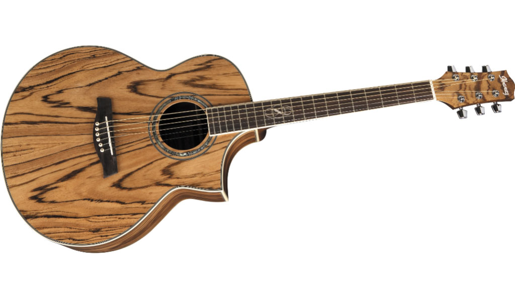 Ibanez EW20ZWE EXOTIC WOOD SERIES Zebrawood Acoustic-Electric Guitar Natural