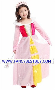 ชุดเจ้าหญิงแฟนซีเด็ก Sweet Princess สีชมพู ขนาด XL