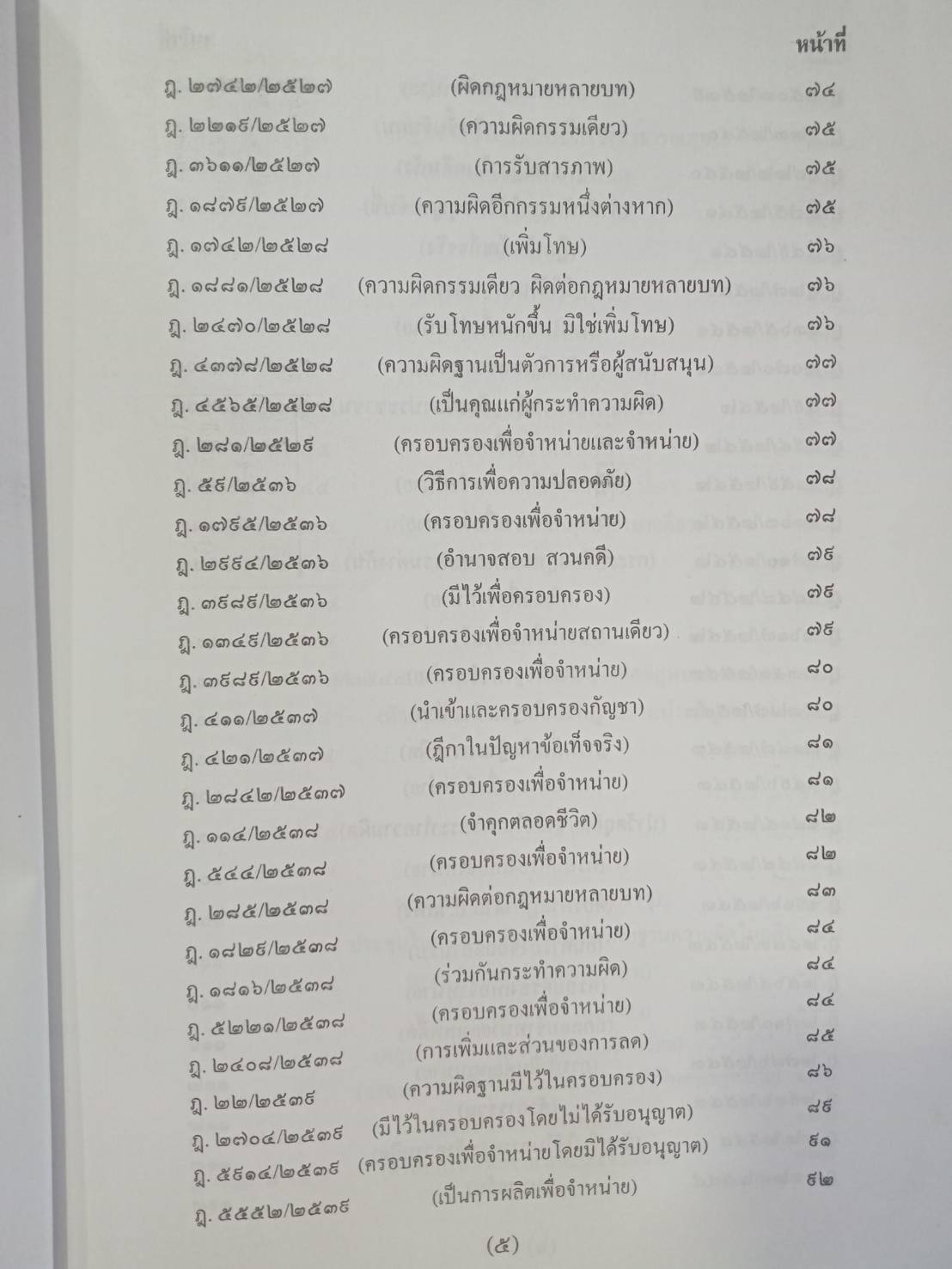 ฎีกากลุ่มและกฎหมายยาเสพติด