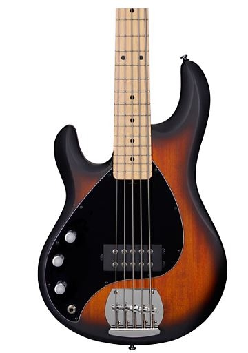 Sterling by Music Man S.U.B. StingRay 5LH Left-Handed 5-String Electric Bass Vintage Sunburst