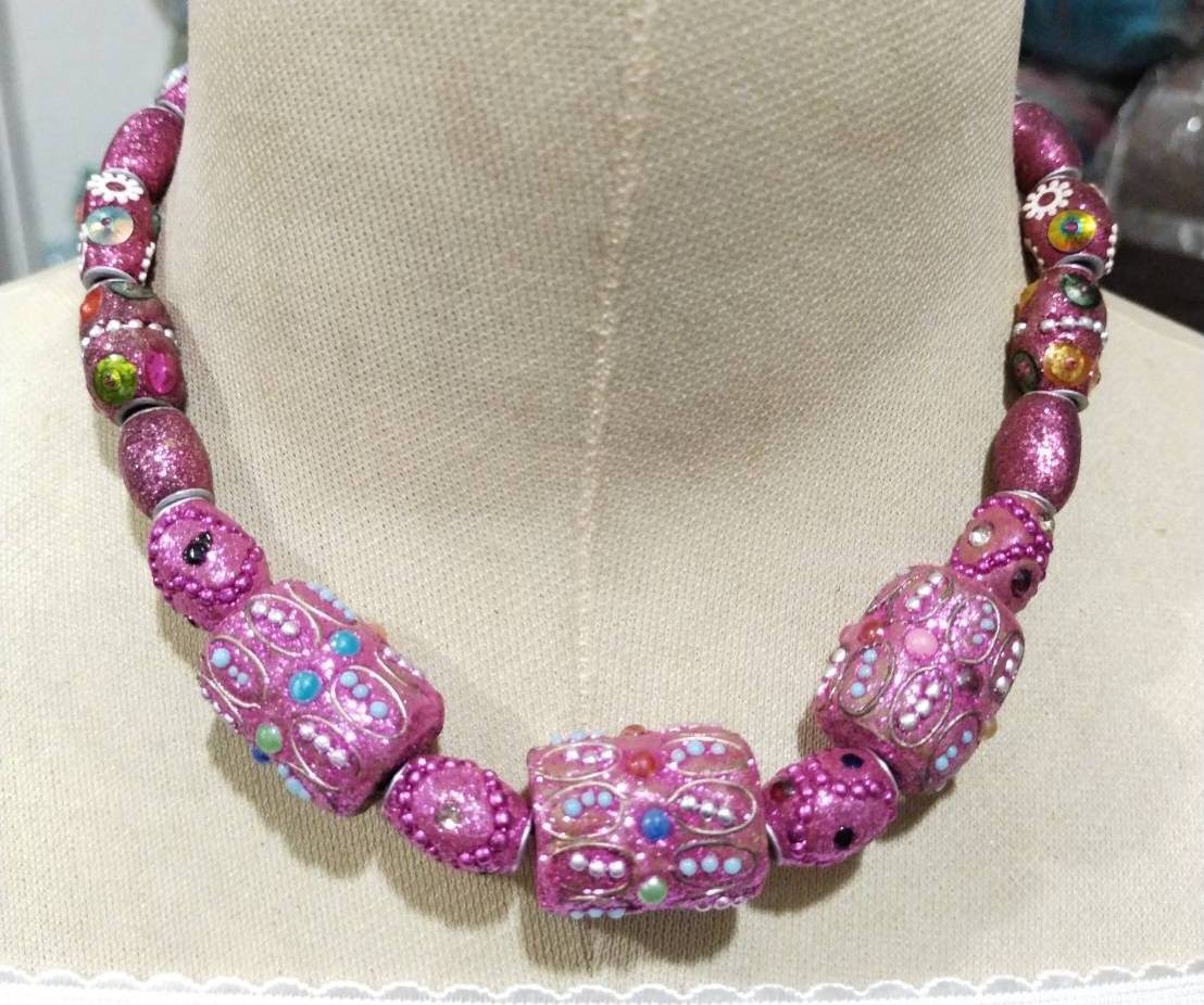 สร้อยคอแฟชั่น เนื้องาน เซรามิก