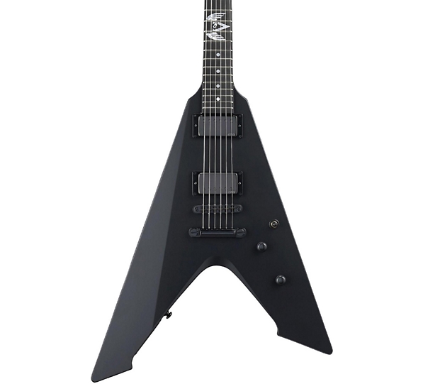 ESP LTD James Hetfield Signature Vulture Electric Guitar - Satin Black