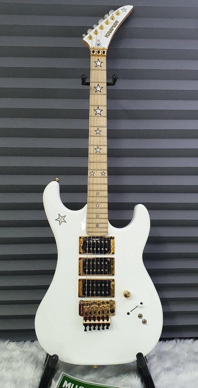 Kramer Jersey Star Electric Guitar Antique White
