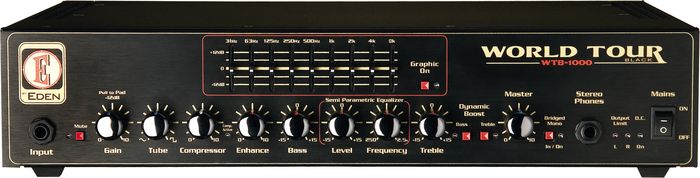 Eden World Tour Black Series WTB1000 Bass Amp Head